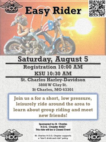Easy Rider Ride | St. Charles Missouri Chapter #2527 | St. Charles ...